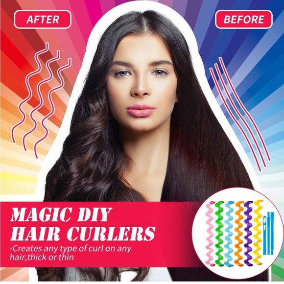 30 Pieces Heatless Waves Curlers Spiral Curls Styling Kit - Picture 6 of 6
